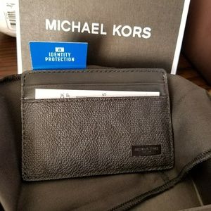 Michael Kors money clip card holder